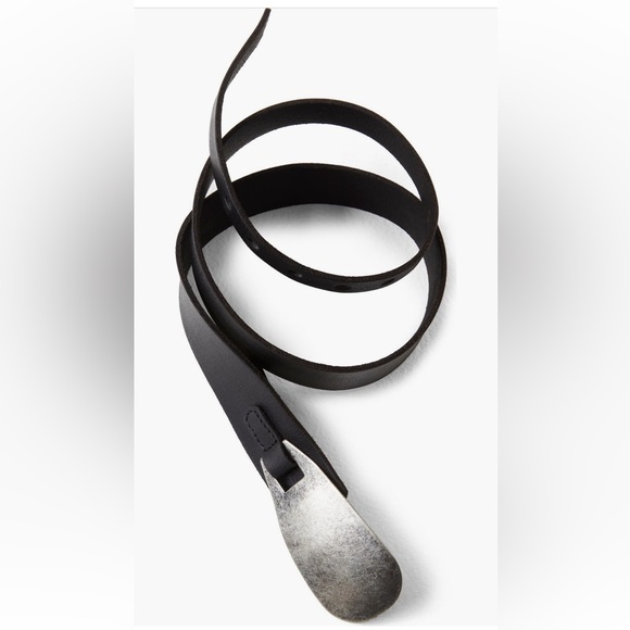 Free People Oyster Bay Leather Hip Belt Size Medium / Large - Picture 4 of 12